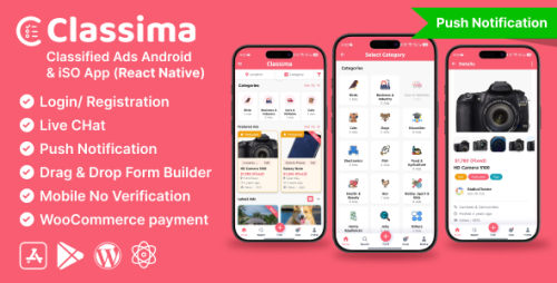 Classima - Classified ads Android & iOS App